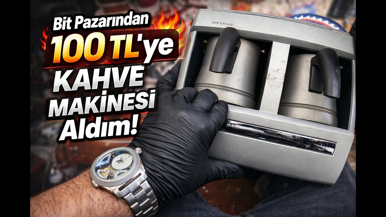 AVCILAR BİT PAZARI İNCELEMESİ 100TL'ye KAHVE MAKİNESİ #2