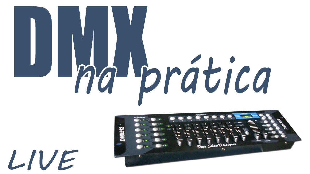 🔴 Como Programar DMX 512 - Passo a Passo