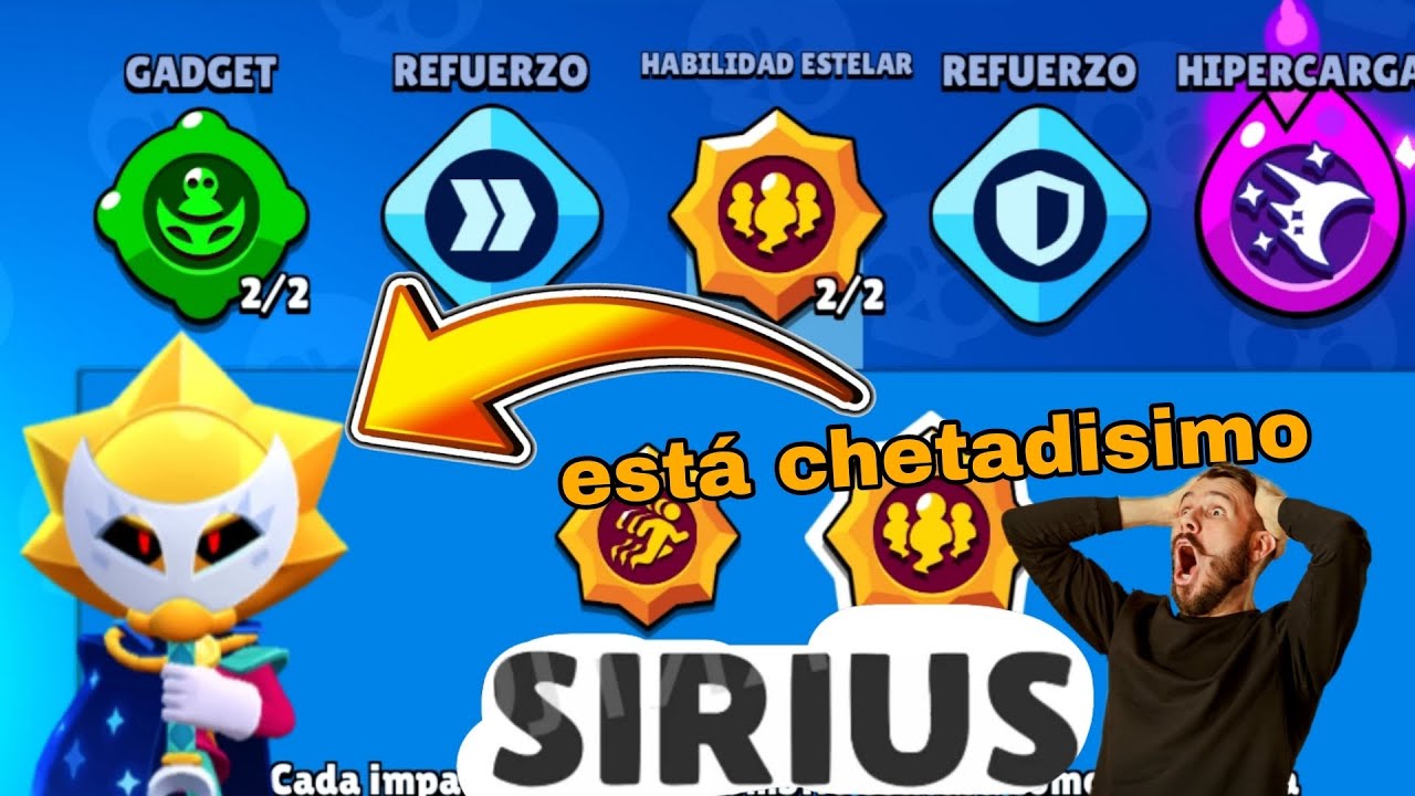 ¡SIRIUS ESTÁ ROTÍSIMO! 🌌 Probando al nuevo Brawler más OP de Brawl Stars