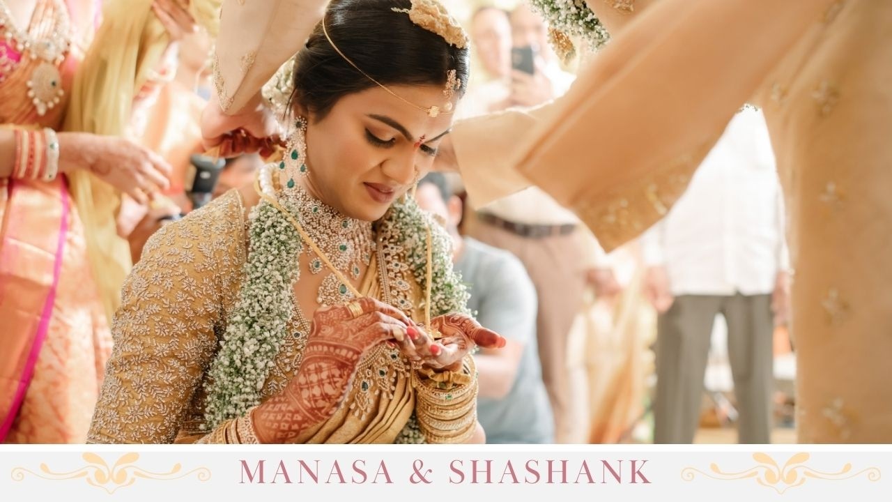 Manasa & Shashank Wedding I 4K I meelakshmiphotography
