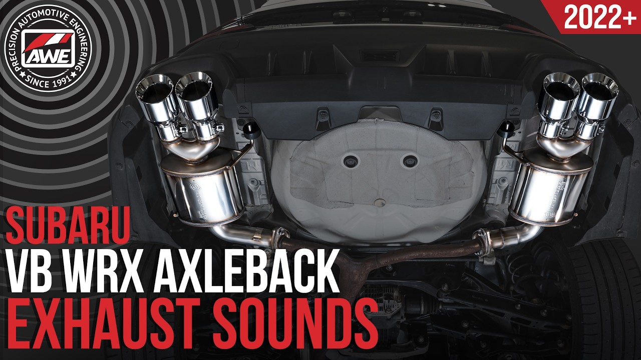 2022+ Subaru VB WRX:  AWE Axleback Exhausts