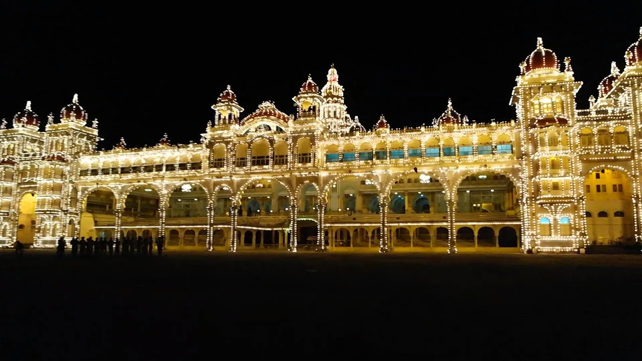 Mysore palace illumination