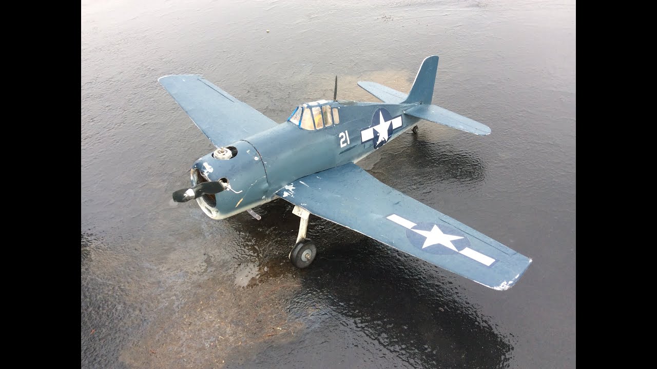 Comet Models Grumman F6F Hellcat R/C Conversion w/ Norvel .061 Engine