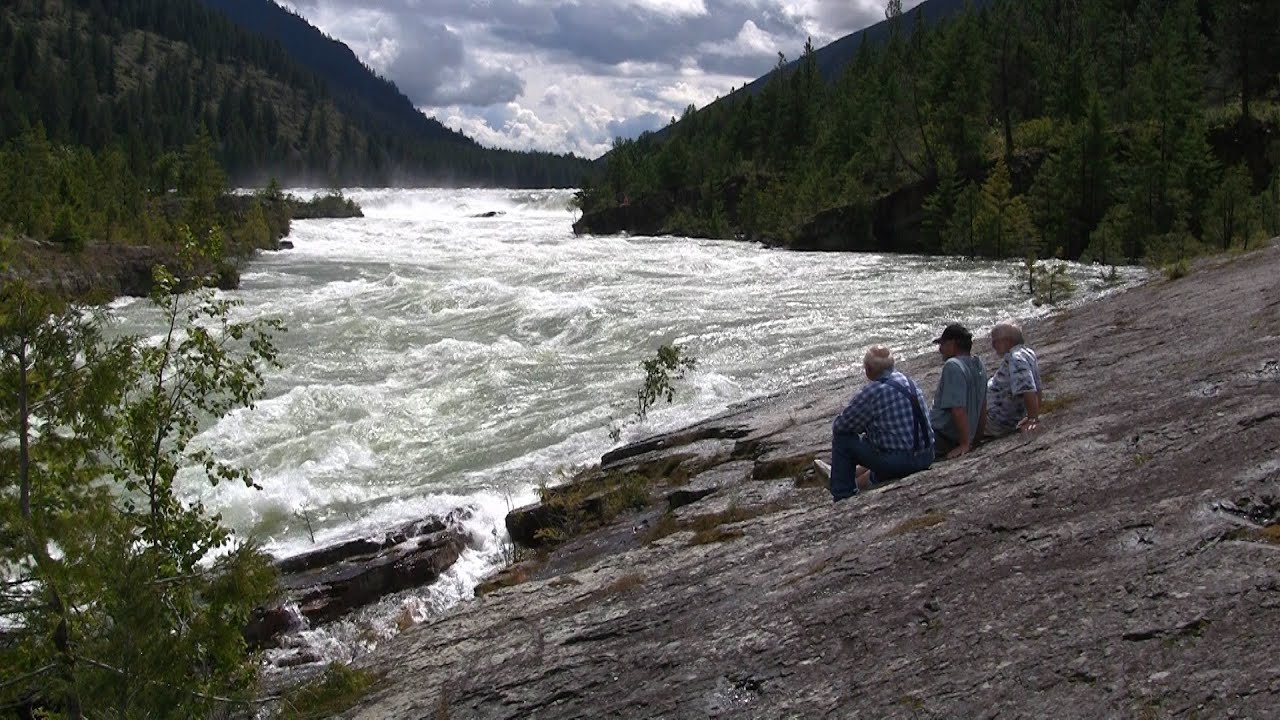 On-Location - The River Wild - Spectacular Kootenai Falls - near Libby, Montana, MT