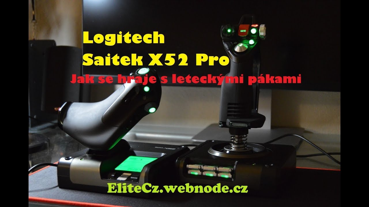 Logitech Saitek X52 Pro-Jak se hraje s leteckými pákami