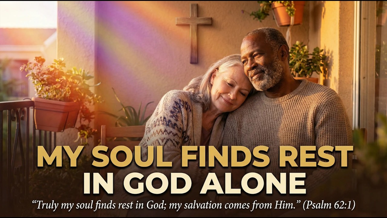MY SOUL FINDS REST IN GOD ALONE | Old School Gospel Hymn | Psalm 62:1 | Traditional Worship Song