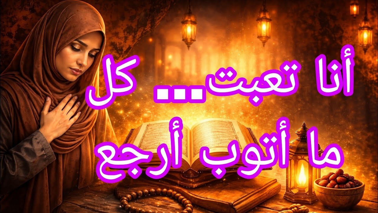أنا تعبت كل اما أتوب ارجع تاني /رمضان يجمعنا