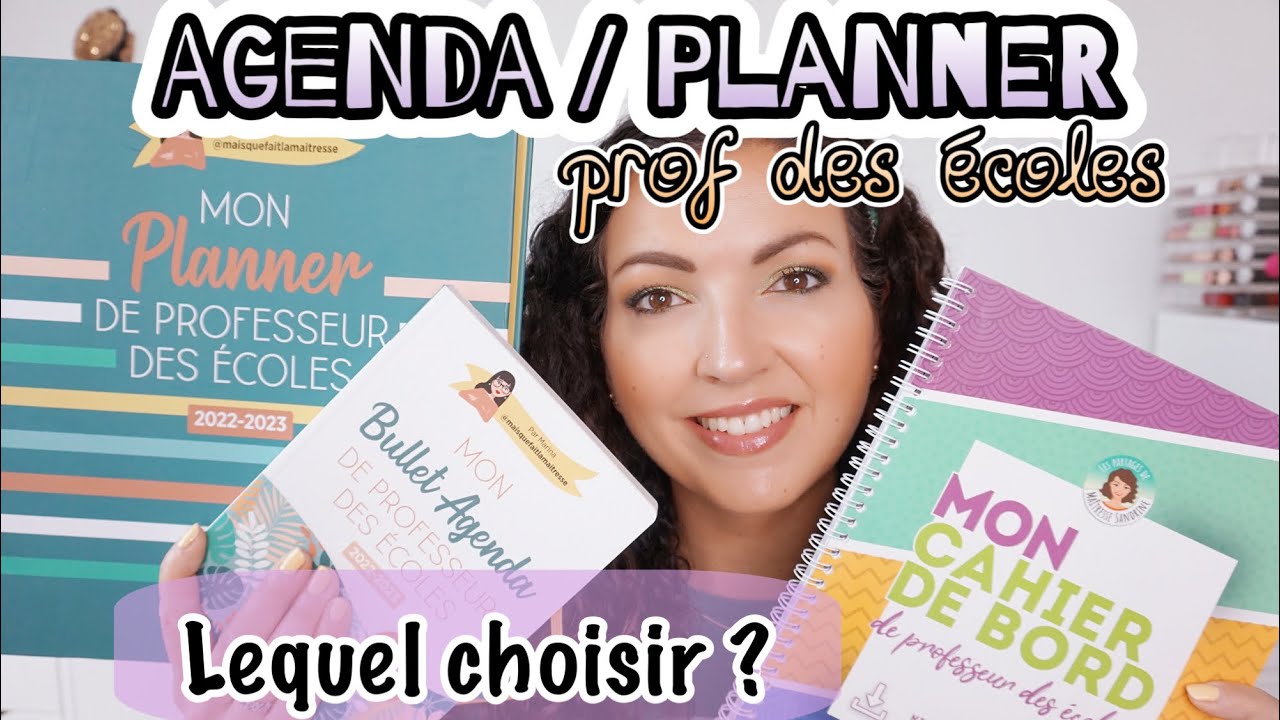 Professeur des écoles: Quel Agenda/Cahier journal choisir?