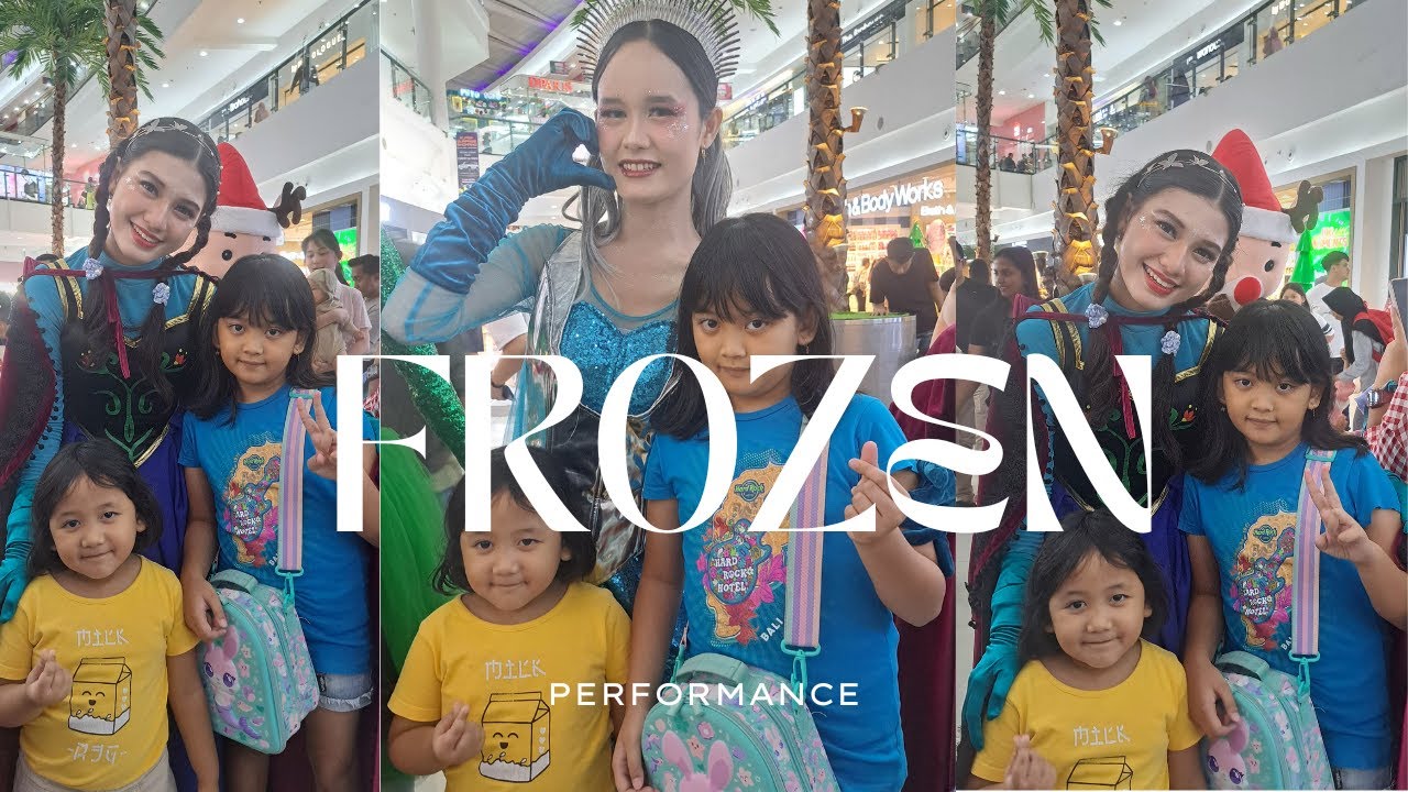 CEK JADWALNYA DISINI | Frozen Elsa Ana Performance | Frosty Musical Performance Supermall Karawaci