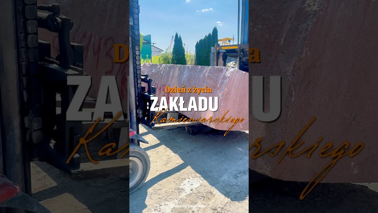 Dzień z życia zakładu kamieniarskiego Ewy Brodowskiej w Strzegomiu
