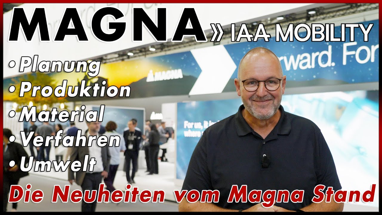 IAA Mobility 2025: Die Highlights vom MAGNA Messestand - Technik & Nachhaltigkeit | Rundgang Deutsch