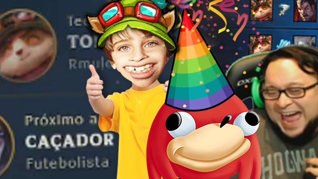 ANIVERSÁRIO FUTEBOLISTA e RMULEKINN de TEEMO 😂