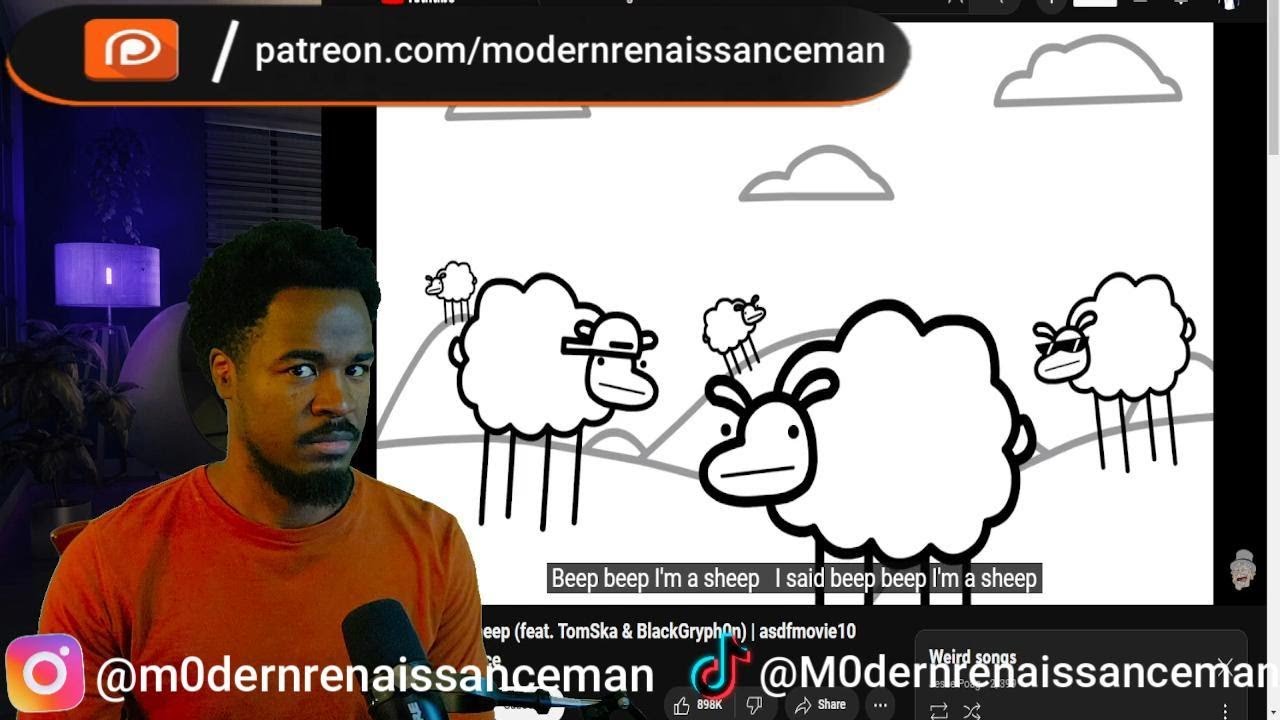 Beep Beep I'm a Sheep (feat. TomSka & BlackGryph0n) Reaction