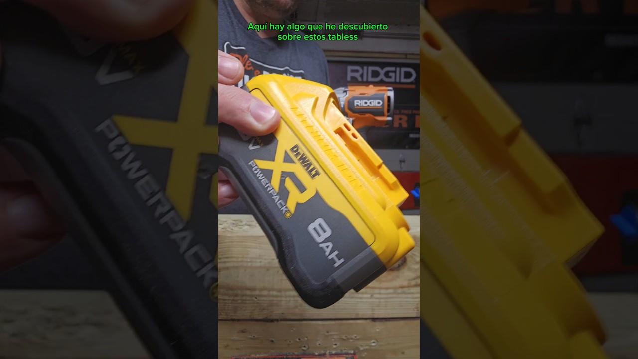 What's Wrong With The New Tabless Batteries? #dewalt #ridgid #battery #tooltestraw #diy #howto #wow