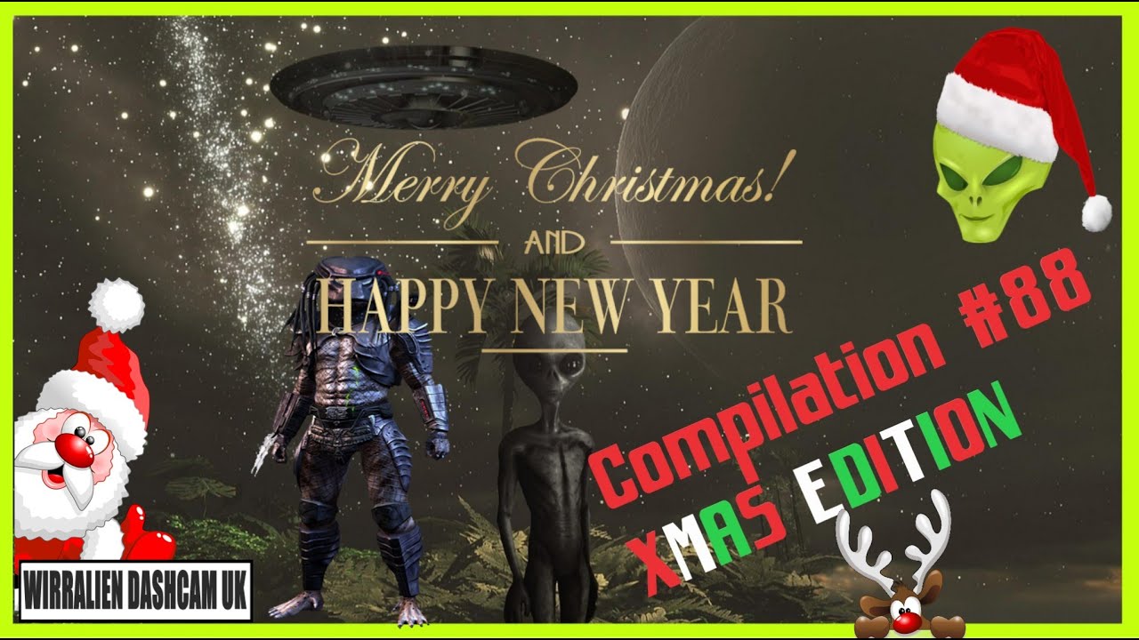 Dash Cam UK | WirrAlien Dashcam UK Compilation #88  Xmas Edition👽🎅