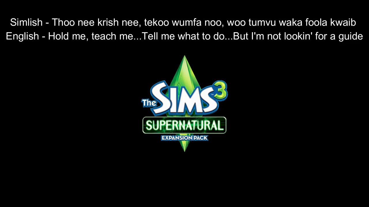 Kill The Light by Lacuna Coil Simlish Lyrics & English Lyrics (The Sims 3 Supernatural OST)