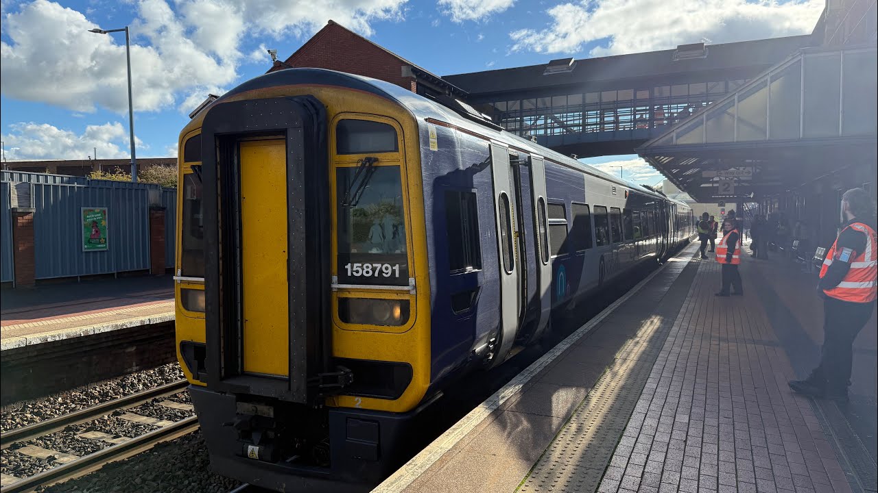 Northern 158 Trains - Meadowhall to Barnsley Rail Ride