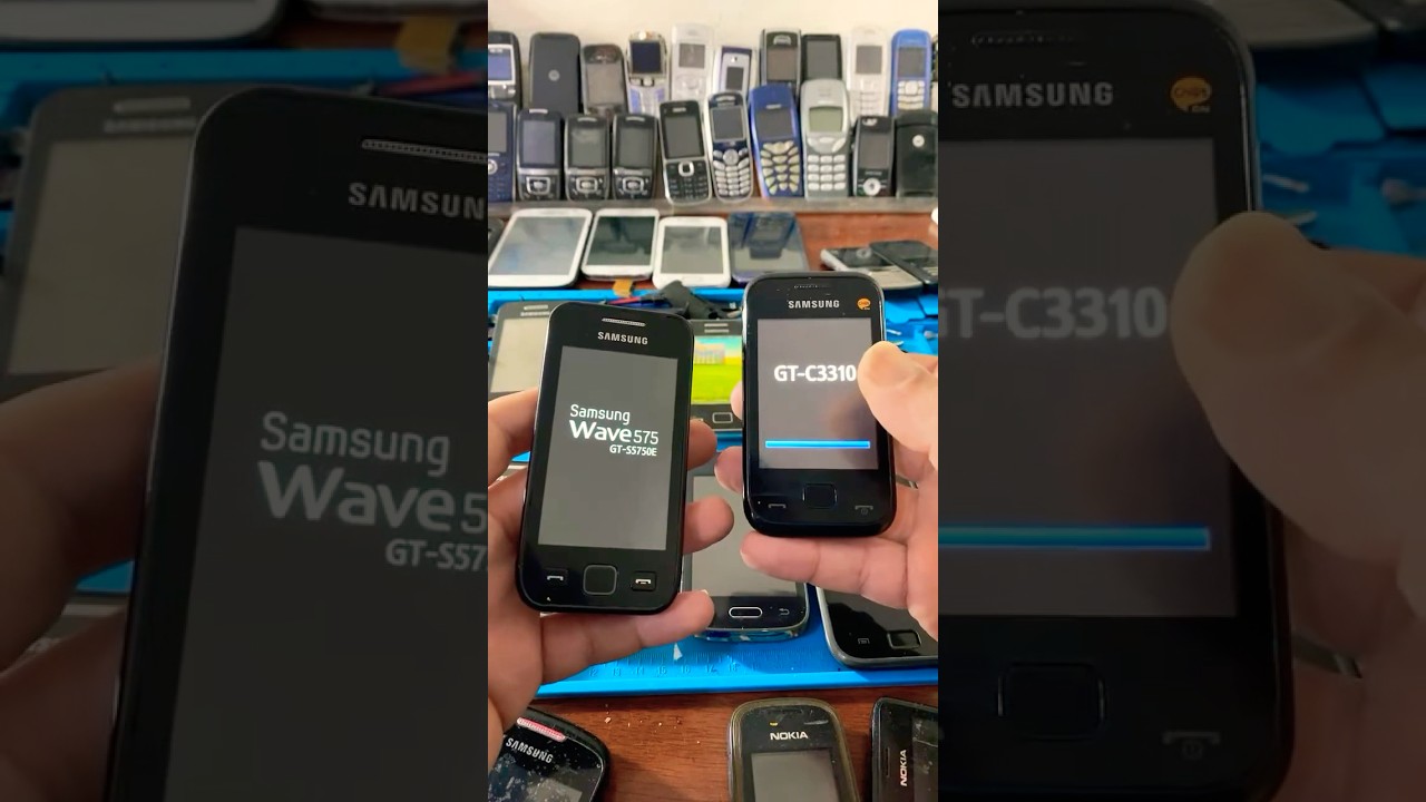 Wave 575 Vs champ Deluxe startup logo animation #samsung #mobile #nostalgia #retro #smartphone #old