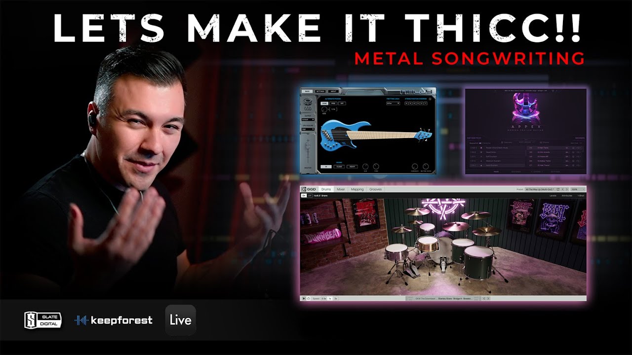 Writing Thick Metal BANGERS!!!  #metal #songwriting