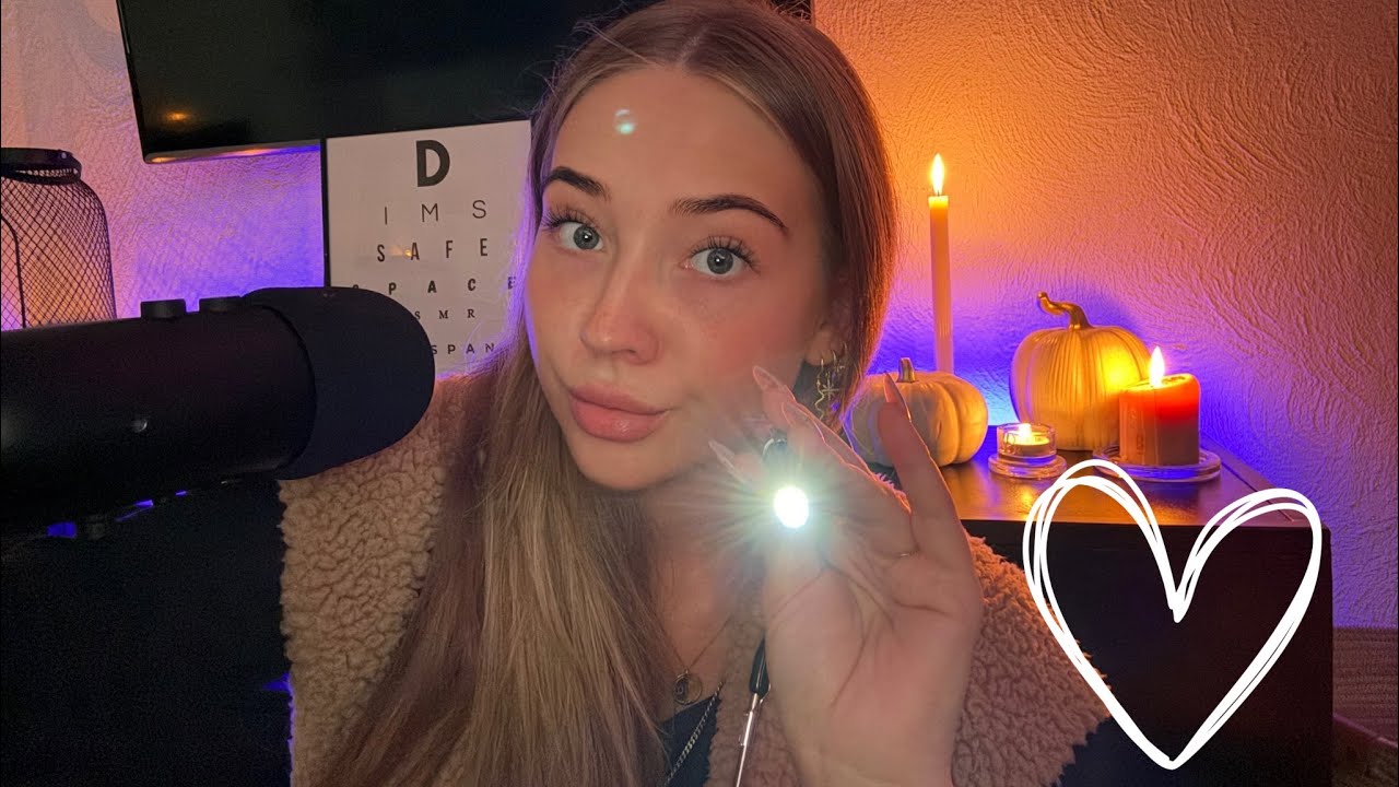 Nederlandse ASMR| Cranial nerve exam| Zintuigenonderzoek🩺👩🏼‍⚕️🩷