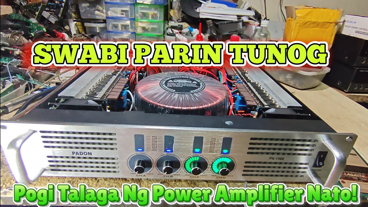 Power Amplifier Na walang Kupas PX-1500 Pogi Parin! #share #soundsystem #poweramplifier #padon