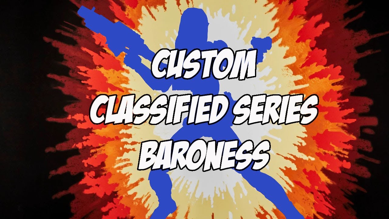 Custom Showcase Ep. CS029 | Repaint Hasbro GI Joe Classified Series Baroness (Blue)