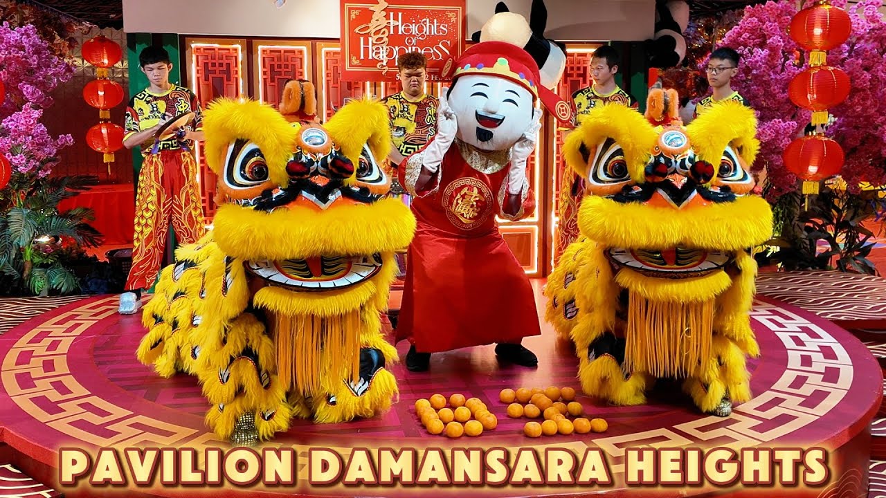 Pavilion Damansara Lion Dance with Choy San Yeh Showtime! | CNY 2025