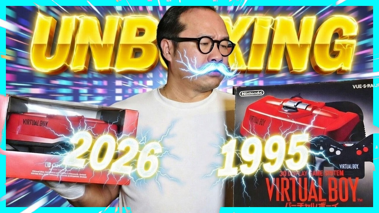 UNBOXING du plus GROS BIDE de Nintendo (car ils avaient 20 ans d'avance) + COMPARATIF