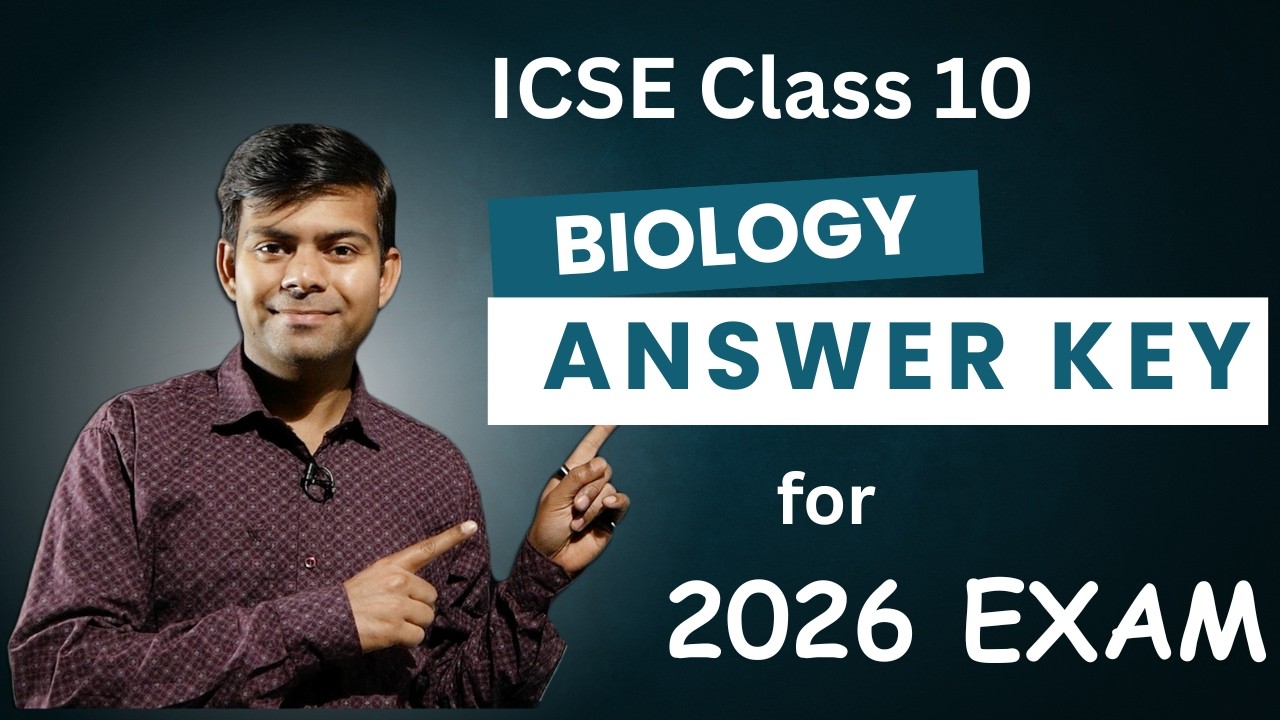 ICSE Class 10 Biology Paper 2026 Answer Key | All Answers Explained