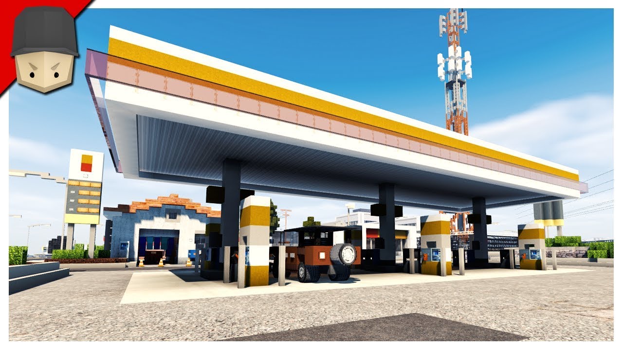 Minecraft - Gas Station & Car Wash!