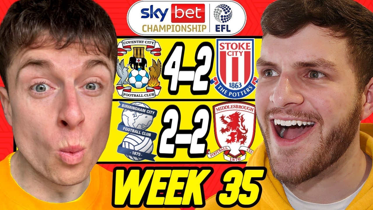 CHAMPIONSHIP WEEK 35 PREDICTIONS