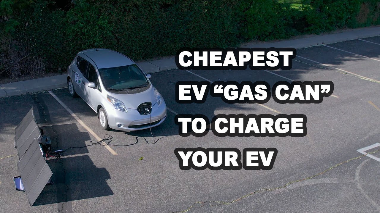 Charge EV with EcoFlow Delta 2 Power Station aka EV 