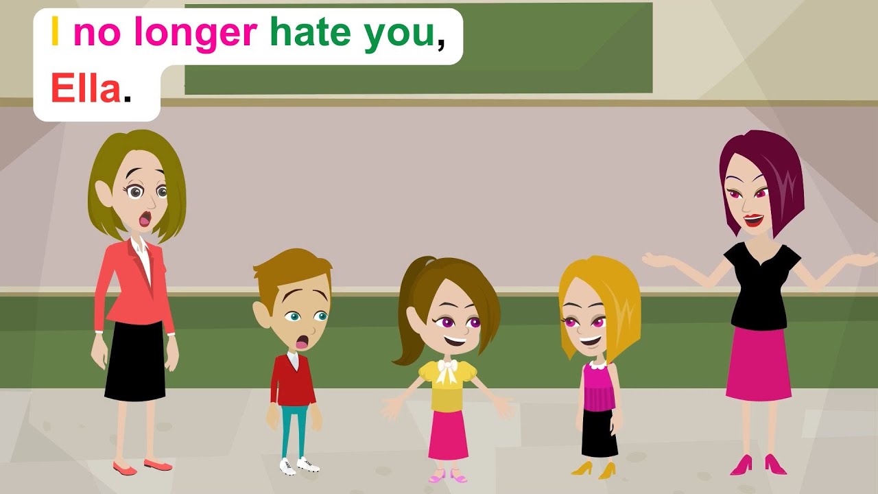 Emma no longer hates Ella? - Simple English Story - Ella English