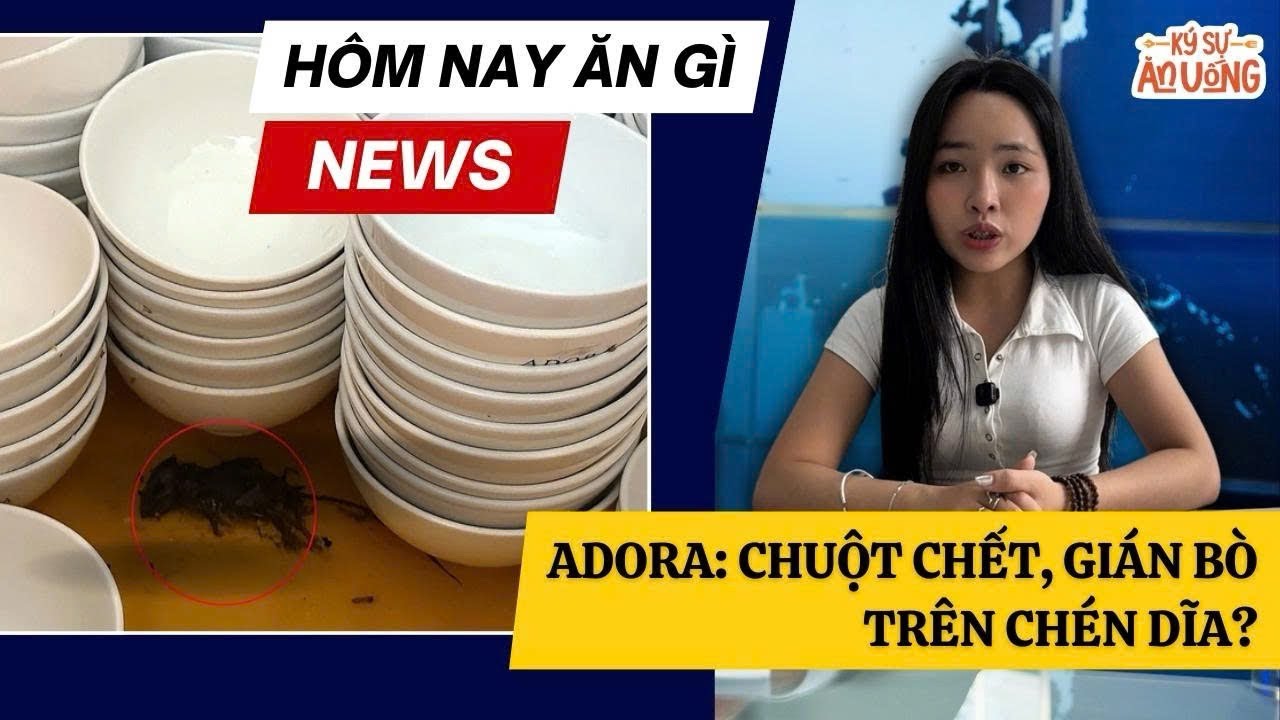 Nhà hàng Adora - Chuột chết, gián, côn trùng trong chén dĩa | Hôm Nay Ăn Gì News