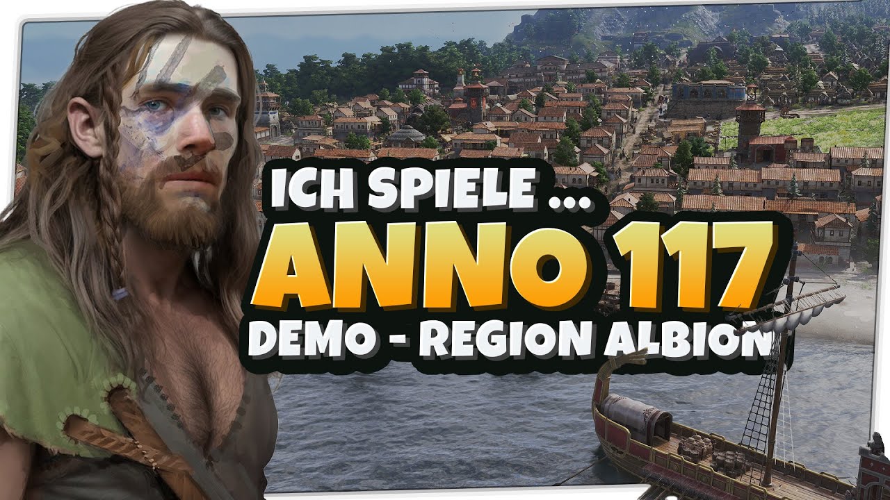 🏛  Anno 117: Pax Romana Demo – Region Albion | 4k Gameplay