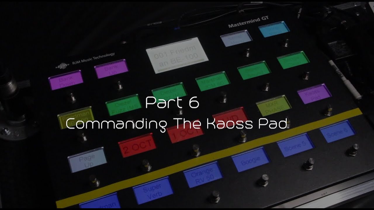 Controlling the Kaoss Pad (KP2)