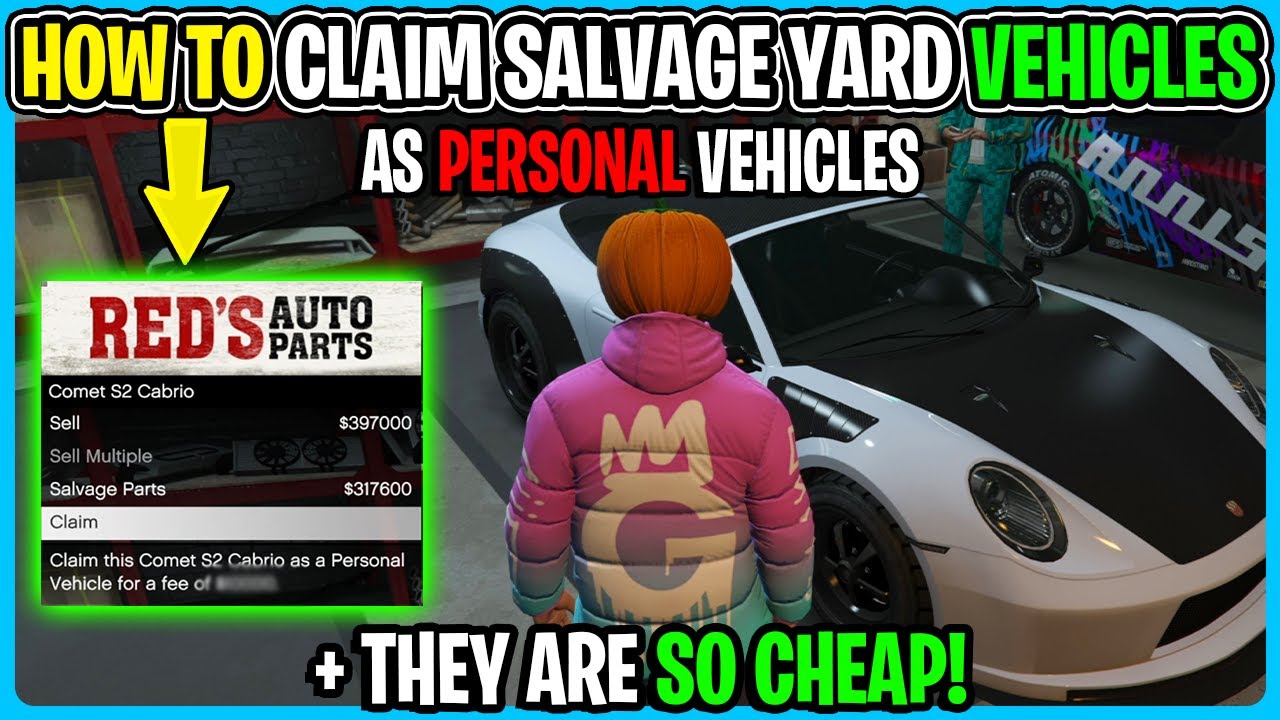 Как оформить ограбление авто на авторазборке в качестве личного транспорта в GTA Online и сколько...