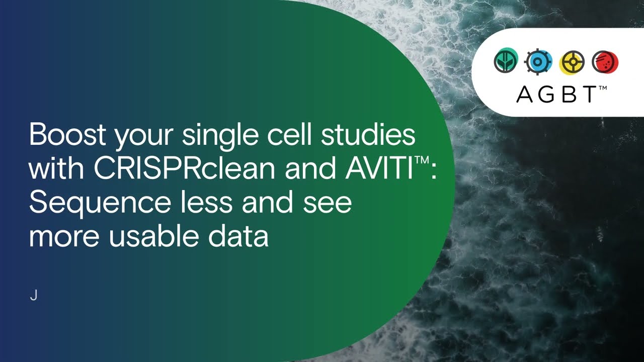 Boost your single cell studies with CRISPRclean and AVITI&trade;: Sequence less and see more usable data