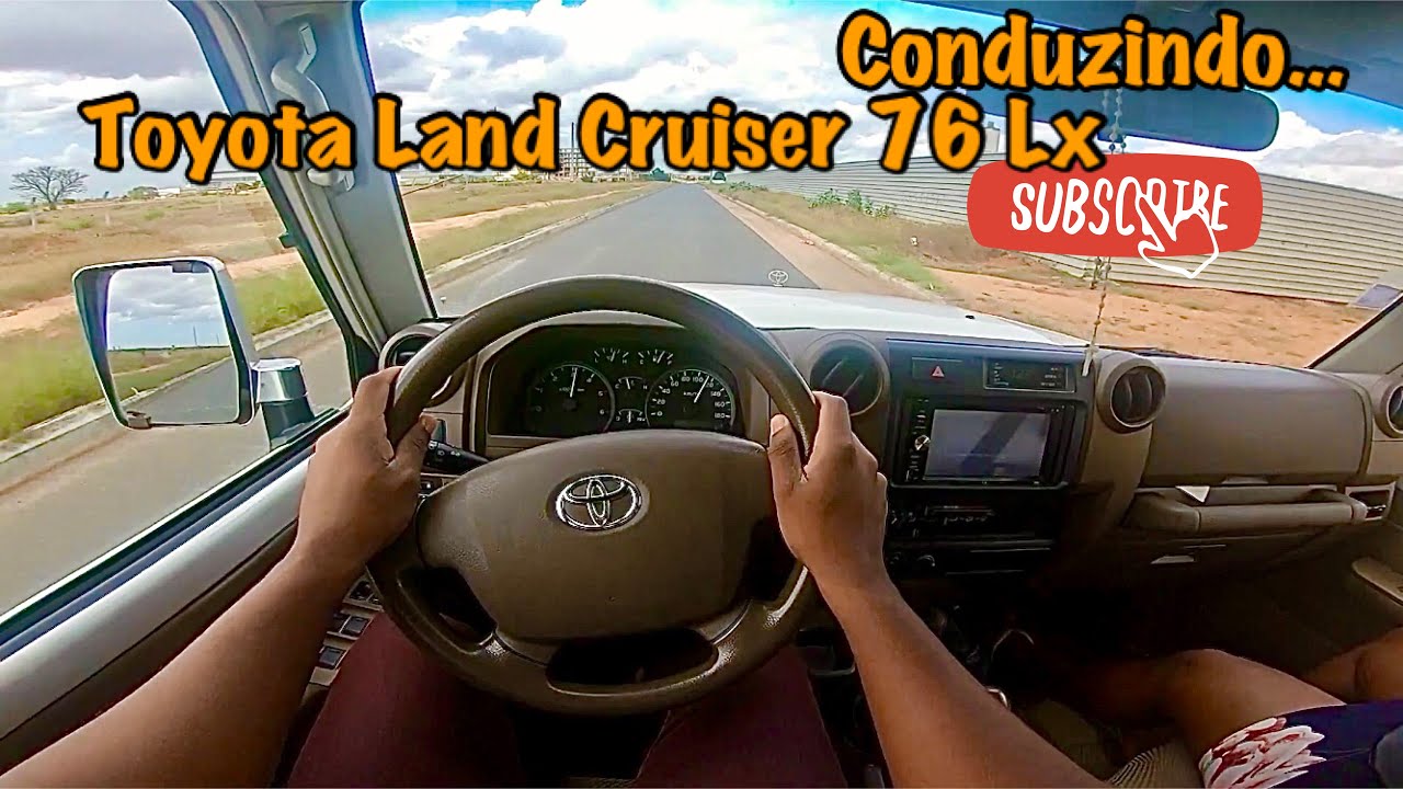 Conduzindo o Toyota Land Cruiser 76 Lx