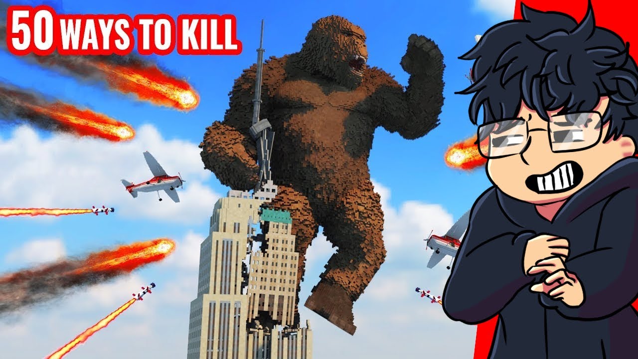 50 WAYS TO KILL KING KONG IN REAL LIFE !!