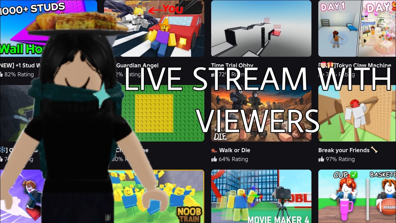 roblox livestream playing with viewers + playing poppy playtime ch2 !!