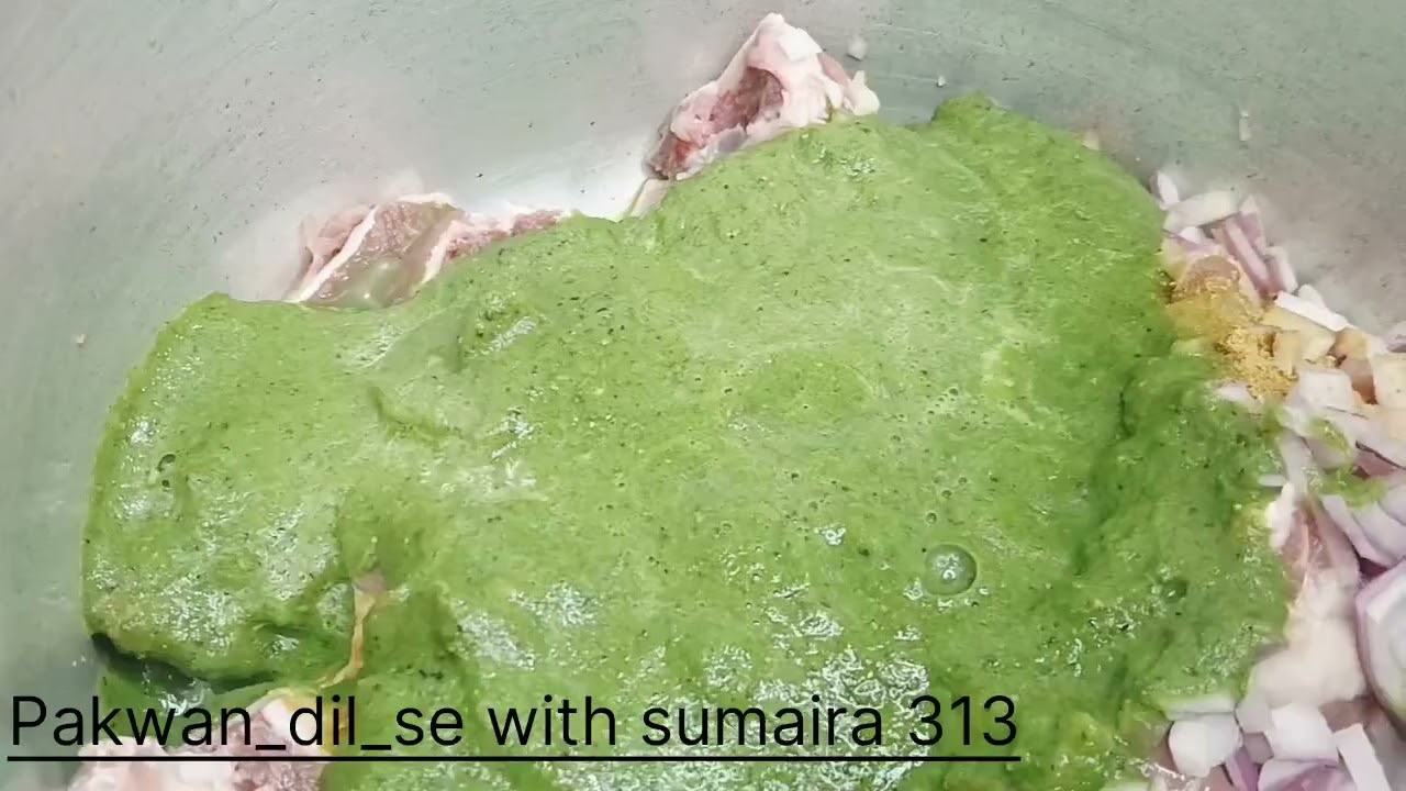 Ramzan special matton ki Hari phaal 
