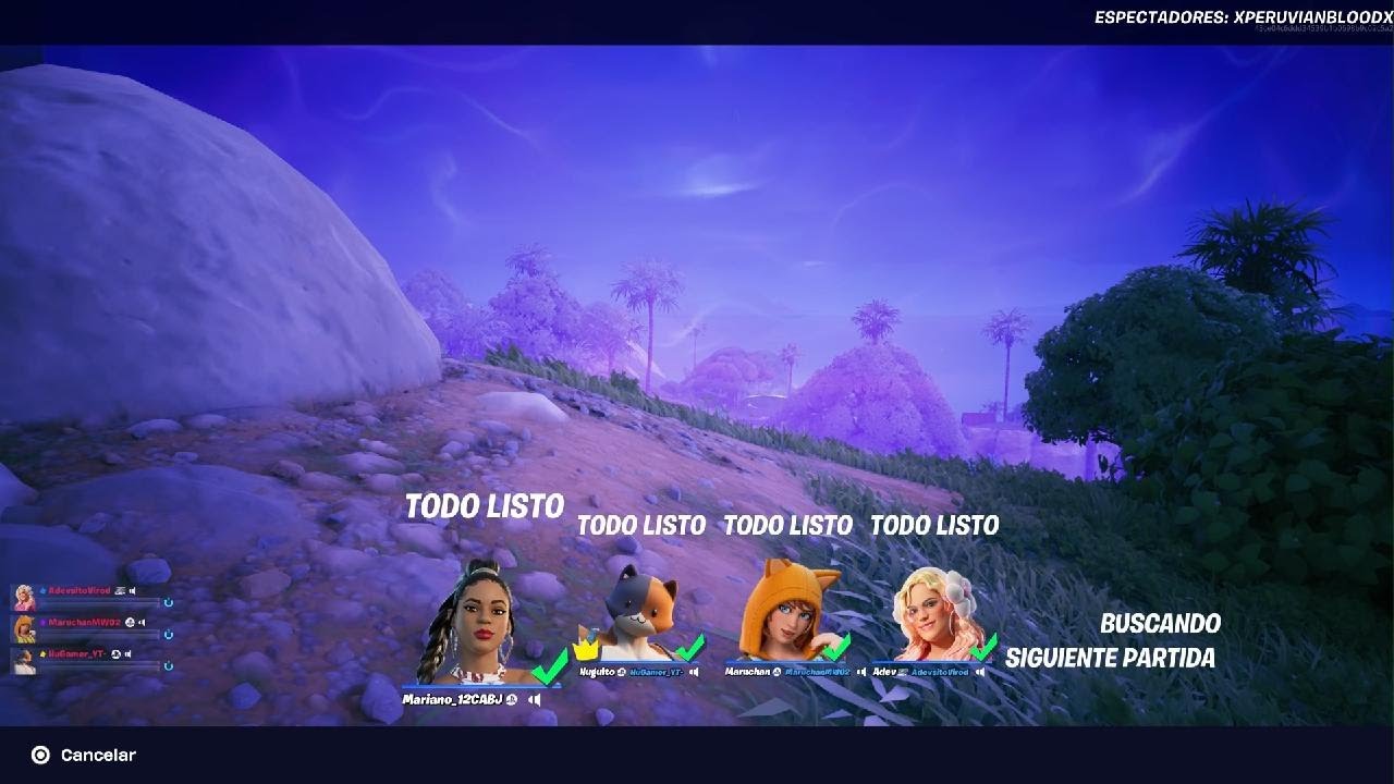 Fortnite Victoria en escuadrón