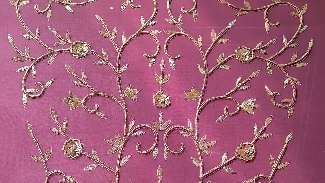 Hand embroidery suit design| ANAVIYA BOUTIQUE | hand work Kadai | Kadai | hand work suit design