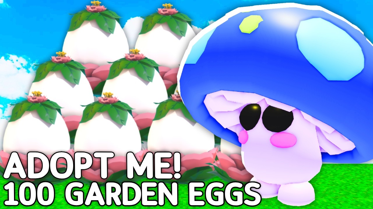 HATCHING 100 Garden Eggs In Adopt Me!