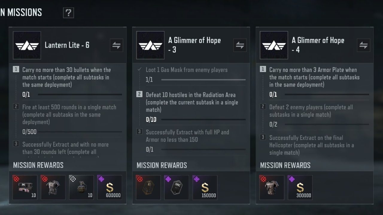 How to Complete Lantern Lite 6 & A Glimmer of Hope Faction Missions!#codm #dmzrecon 