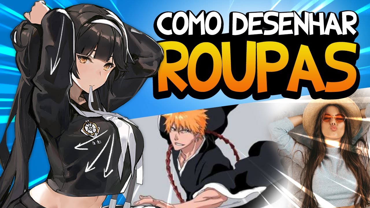 O SEGREDO DE COMO DESENHAR ROUPAS - Tutorial #3
