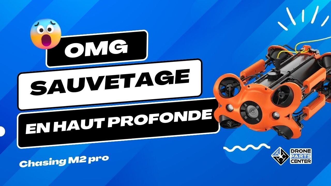 Sauvetage héroïque en eaux profondes : Barbie secourue par le drone sous-marin Chasing M2 Pro ! 😱🌊🚁