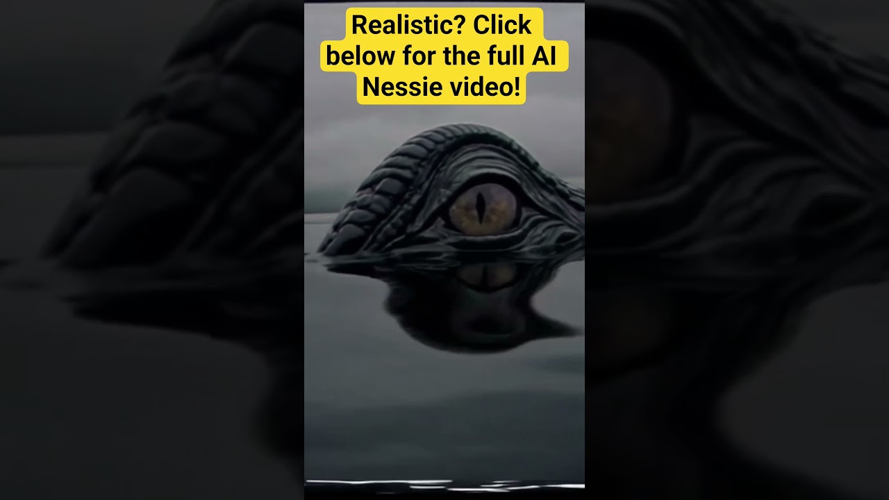 #lochnessmonster #lochness #aigenerated #vhsstyle 80 VHS Quality Lochness Monster or Nessie AI!