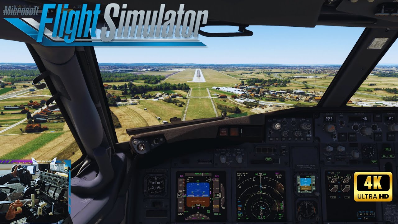 MSFS | BeyondATC | EXTREME TURBULENCE | Landing At ZAGREB Airport! 4K